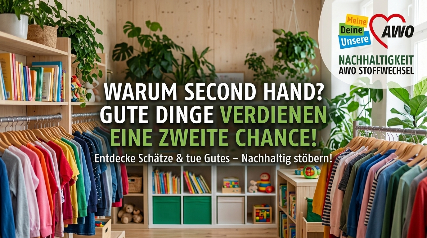 Warum Second Hand? Gute Dinge verdienen eine zweite Chance!